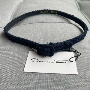 Oscar de la Renta Tweed Belt